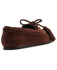 Schutz Women Kim Square Toe Flat Loafers