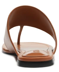 Schutz Women's Martha Square Toe Flat Sandals