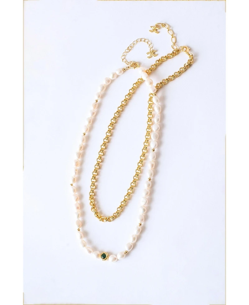 Classicharms Ella Freshwater Pearl Necklace Set