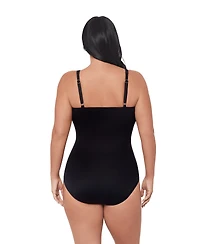 Miraclesuit Plus Ombra Fiore Sanibel Underwire One-Piece Swimsuit
