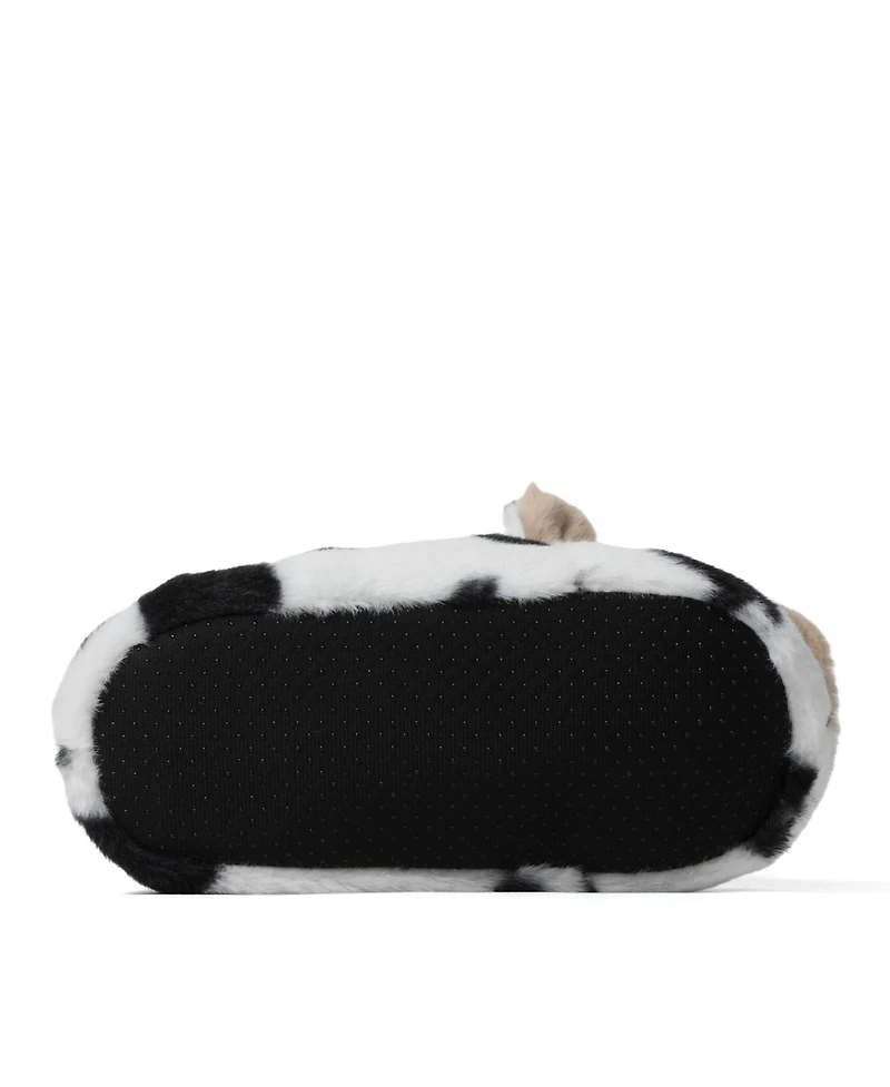 Dearfoams Cozyfoams Women's Overstuffed Bear Closed Back Slipper