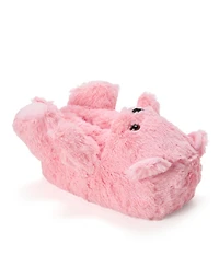 Dearfoams Cozyfoams Women's Overstuffed Bear Closed Back Slipper