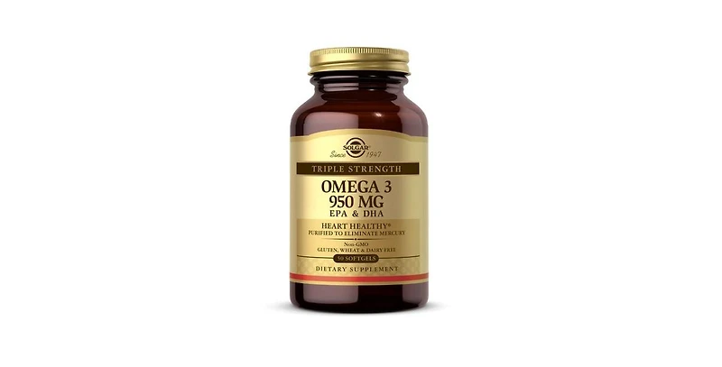 Solgar Triple Strength Omega-3 ,950 mg ,50 S Gels