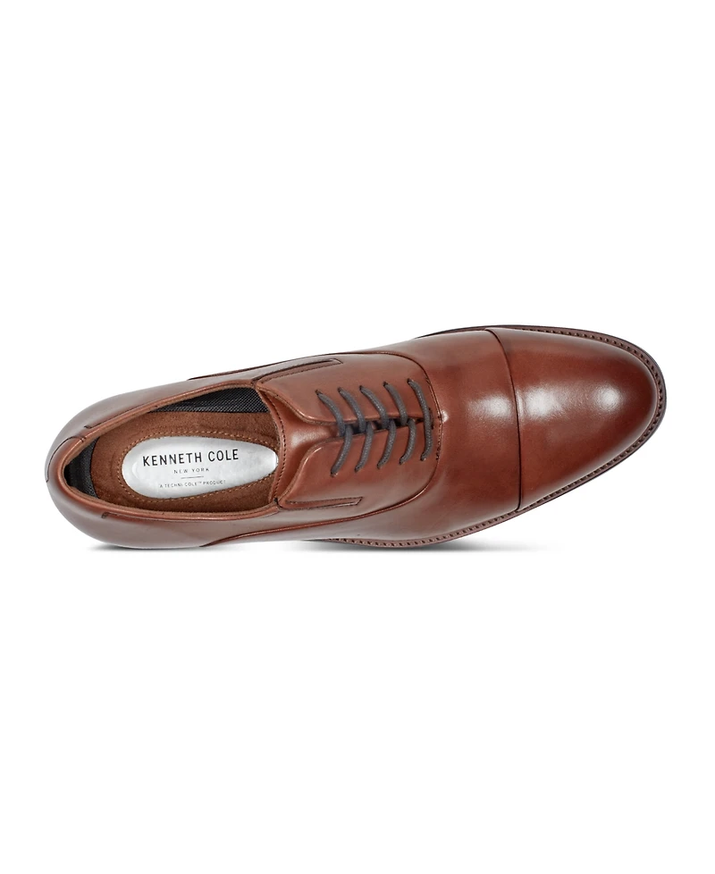 Kenneth Cole New York Men's Tully Leather Cap Toe Oxford