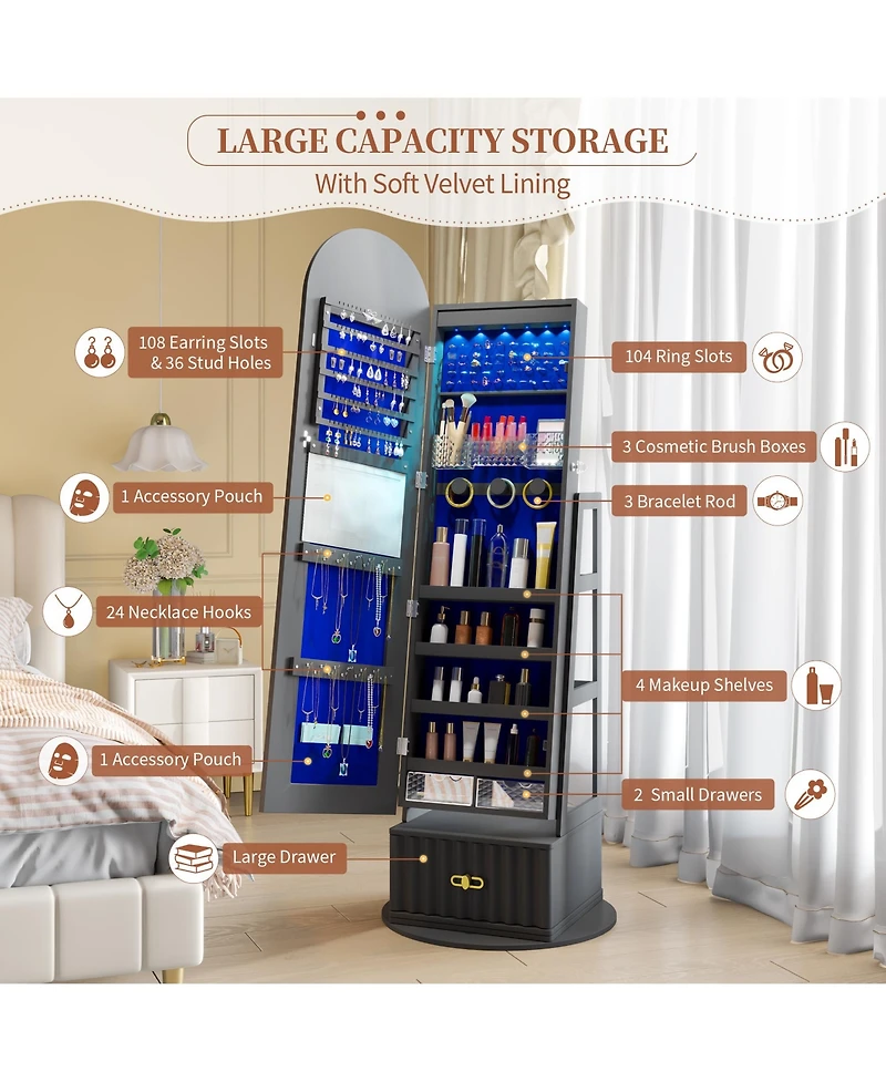 Vlsrka Led Full Length Mirror