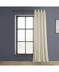 Half Price Drapes Grommet Heritage Plush Velvet Room Darkening Curtain