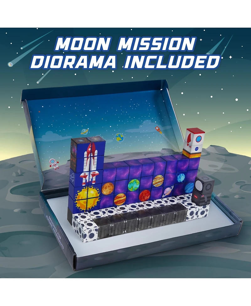 Usa Toyz Blocchi Space Squad Magnetic Block Set 84 units