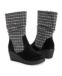 Muk Luks Women's Vermont Stowe Wedge Boots