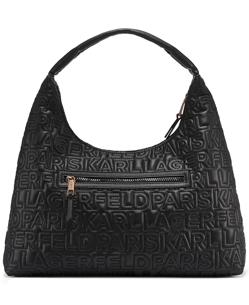 Karl Lagerfeld Paris Voyage Large Hobo Bag