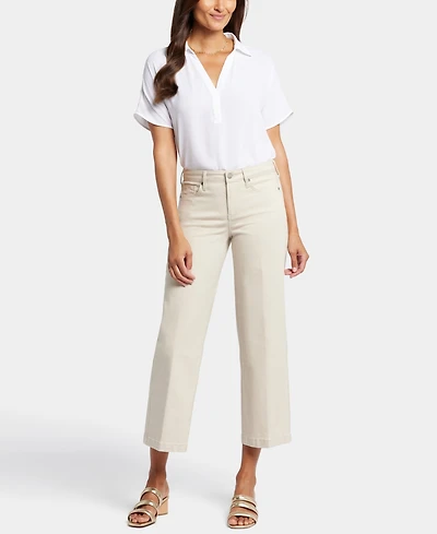 Nydj Women's Teresa Wide Leg Ankle Jeans