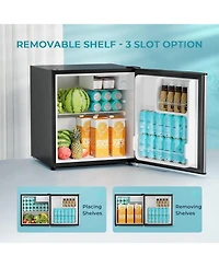 Euhomy 1.6 Cu.Ft Single Door Mini Fridge with Freezer