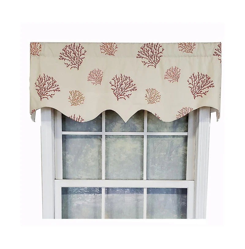 Rlf Home Luxurious Modern Classic Deep-Sea Regal Style Window Valance