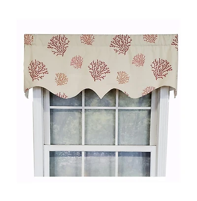 Rlf Home Luxurious Modern Classic Deep-Sea Regal Style Window Valance