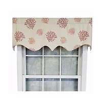 Rlf Home Luxurious Modern Classic Deep-Sea Regal Style Window Valance
