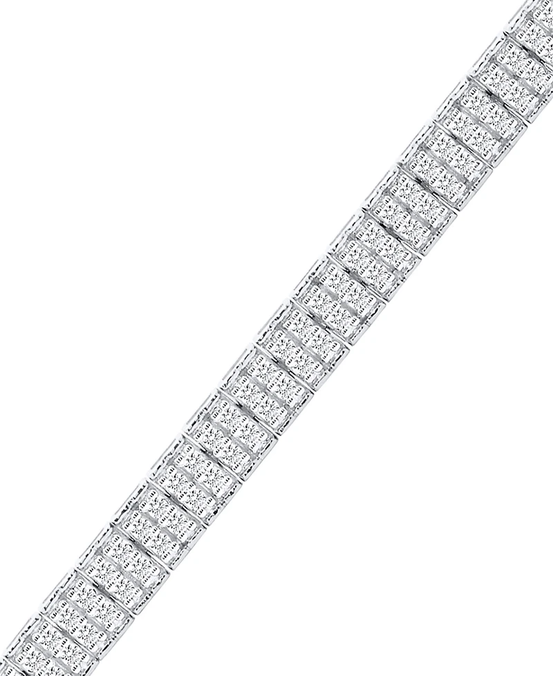 Forever Grown Diamonds Lab-Grown Diamond Bracelet (3 ct. t.w.) in Sterling Silver (also in 14k Gold Plated Sterling Silver)