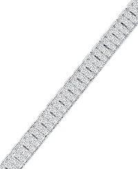 Forever Grown Diamonds Lab-Grown Diamond Bracelet (3 ct. t.w.) in Sterling Silver (also in 14k Gold Plated Sterling Silver)