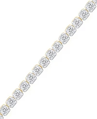 Forever Grown Diamonds Lab-Grown Diamond Bracelet (1 ct. t.w.) Sterling Silver (also 14k Gold Plated Silver)