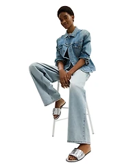 Coach Women's Holly Signature Jacquard Slip-On Sandals