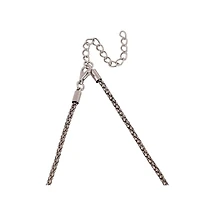 Sohi Women's The Teardrop-Halo Collar Necklace - Space Grey