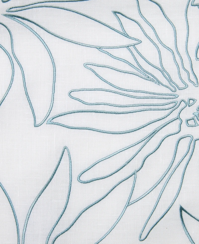 Sferra Laguna Embroidered Decorative Pillow, 12" x 18"