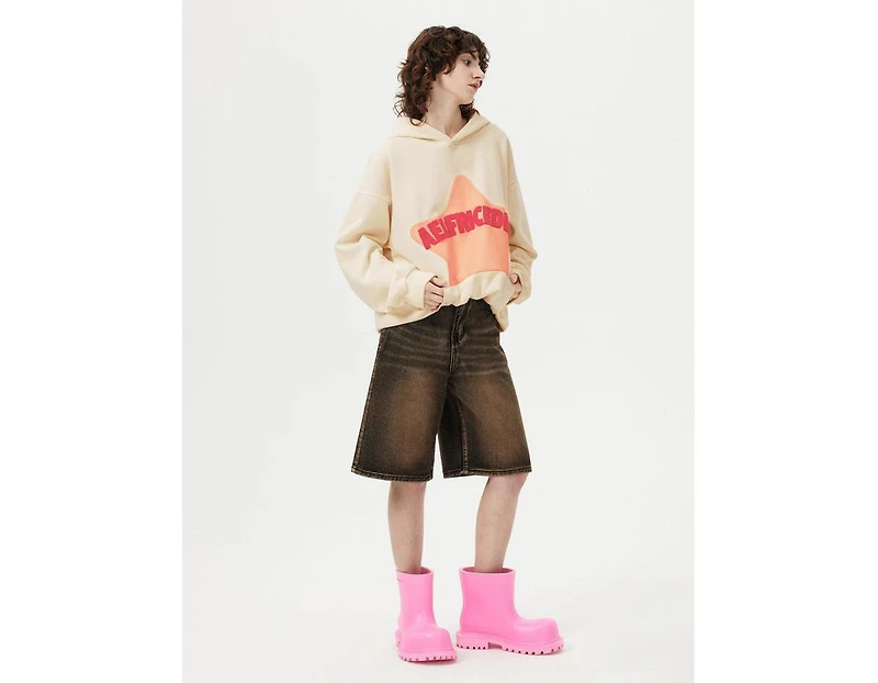 Aelfric Eden Women's Vintage Embroidery Star Pullover Hoodie