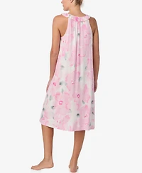 Ellen Tracy Women's Scoop Neck Midi Gown