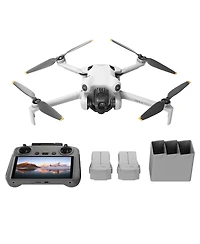 Dji Dji Mini 4 Pro Fly More Combo with Dji Rc 2 (Screen Remote Controller), Folding Mini-Drone with 4K Hdr Video Camera for Adults, Under 0.549