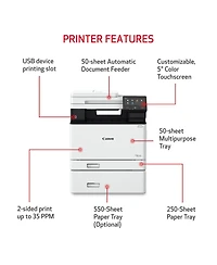 Canon Color imageCLASS MF751Cdw All-In-One Wireless Duplex Laser Printer