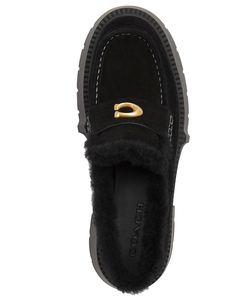 Coach Women's Leah Slip-On Platform Loafers