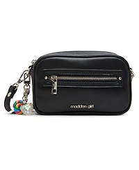 Madden Girl Elisen Nubuck/Sherpa Camera Crossbody