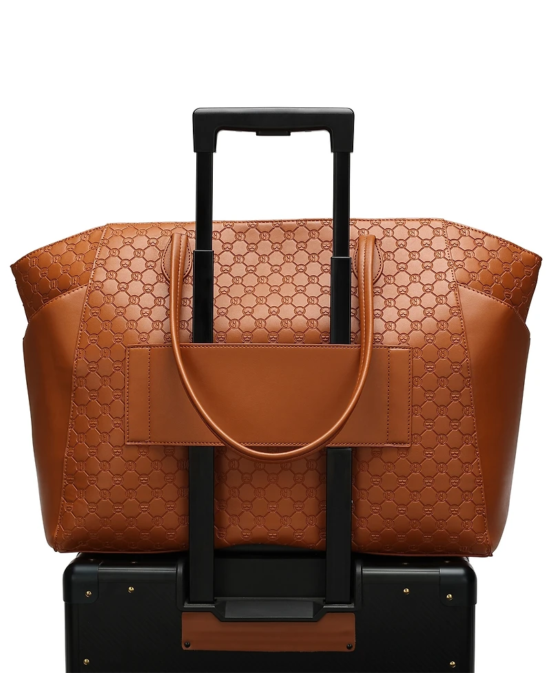 Elle Compass 14" Monogram Weekender Duffel Bag