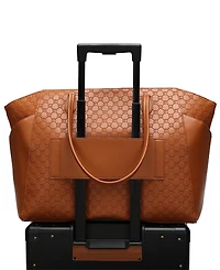 Elle Compass 14" Monogram Weekender Duffel Bag