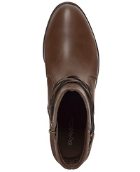 Style & Co Women's Rubyyy Almond Toe Belt Booties, Macy's Exclusive