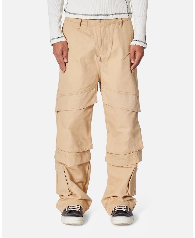 Loiter Men's Baggy Slanted Cargo Pants