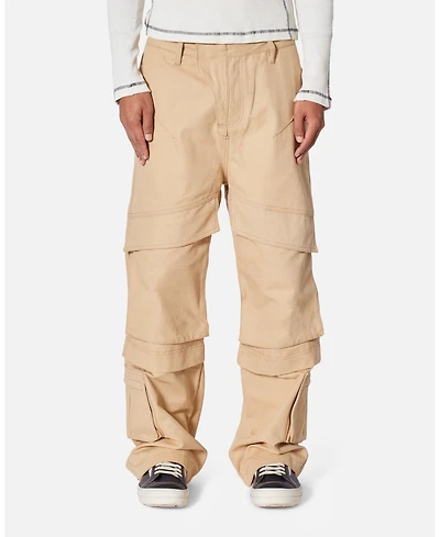 Loiter Men's Baggy Slanted Cargo Pants