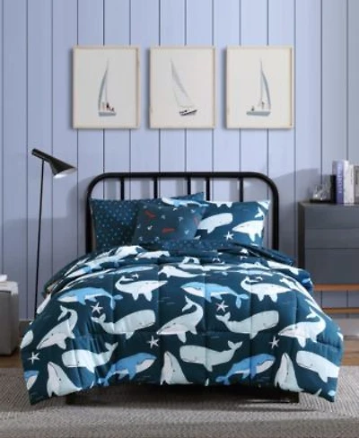 Nautica Finnian Whales Microfiber Comforter Sets