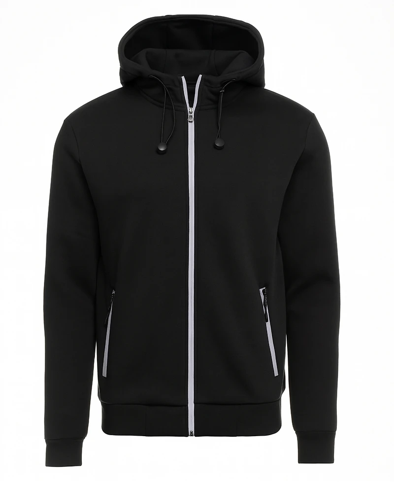 Blu Rock Men's Slim-Fit Classic Tech Full-Zip Hoodie