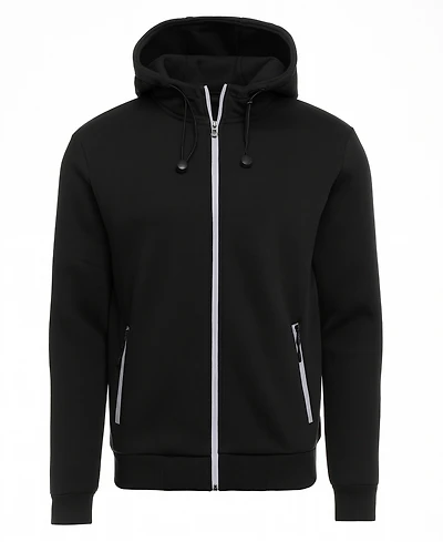 Blu Rock Men's Slim-Fit Classic Tech Full-Zip Hoodie