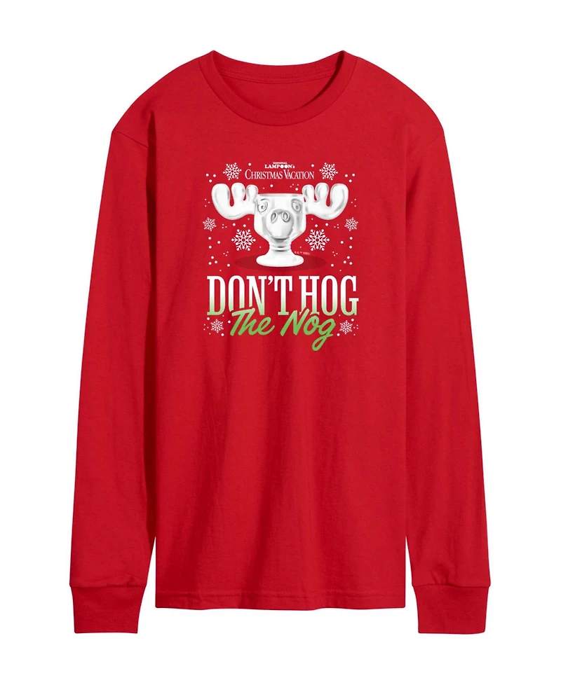 Airwaves Men's Crewneck Long-Sleeve Graphic T-Shirt