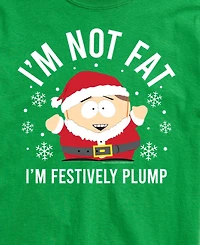 Airwaves Men's South Park Festively Plump Graphic Crewneck T-Shirt