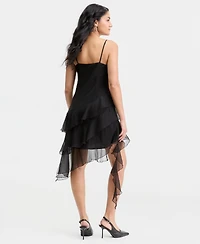 Bar Iii Women's Ruffled Mini Dress, Macy's Exclusive