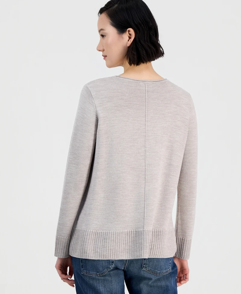 Eileen Fisher Women's Wool Crewneck Sweater