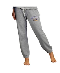 Concepts Sport Women's Gray Lsu Tigers Mainstream Knit Jogger Pants