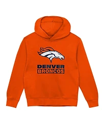 Outerstuff Toddler Orange Denver Broncos Back to Basics Hoodie