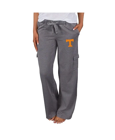 Concepts Sport Women's Charcoal Tennessee Volunteers Trackside Wide Leg Cargo Pants