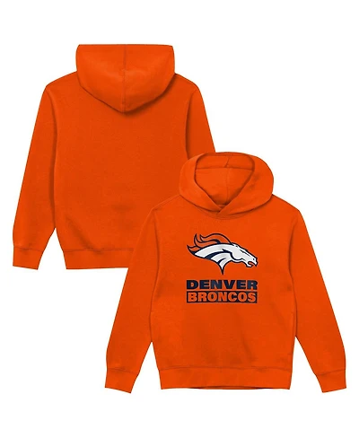 Outerstuff Preschool Orange Denver Broncos Back to Basics Hoodie