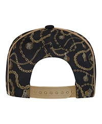 Outerstuff Big Boys and Girls Black Golden State Warriors Street Hooper Snapback Hat