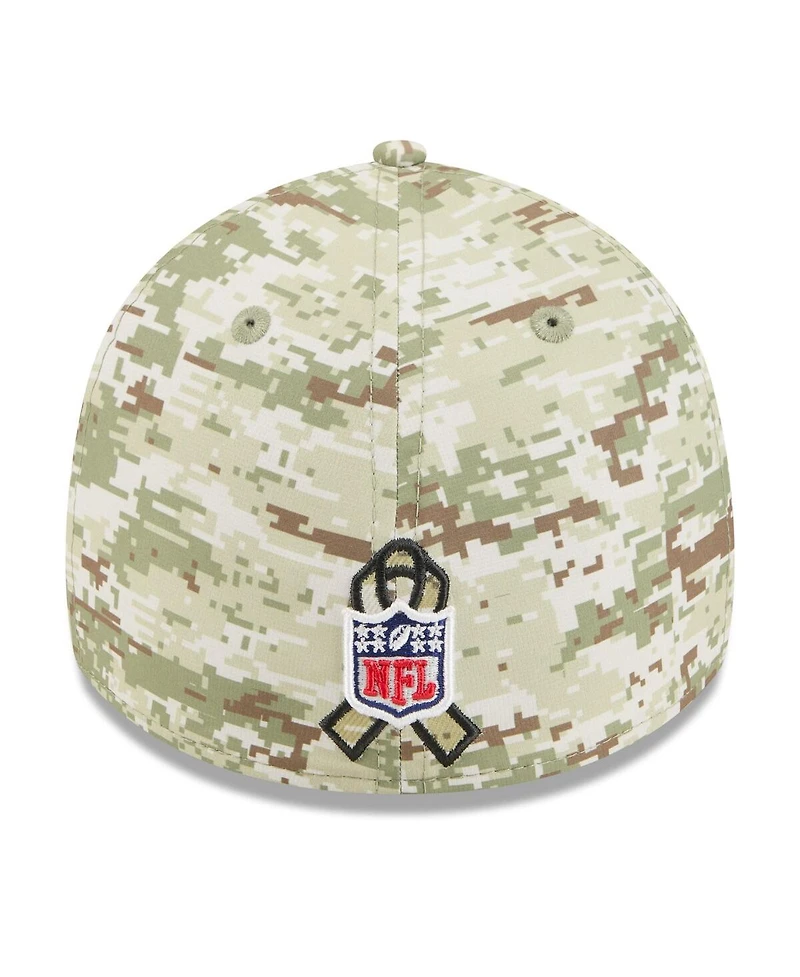 New Era Men's Camo Denver Broncos 2025 Salute to Service 39THIRTY Flex Hat