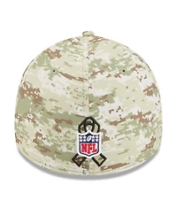 New Era Men's Camo York Jets 2025 Salute to Service 39THIRTY Flex Hat