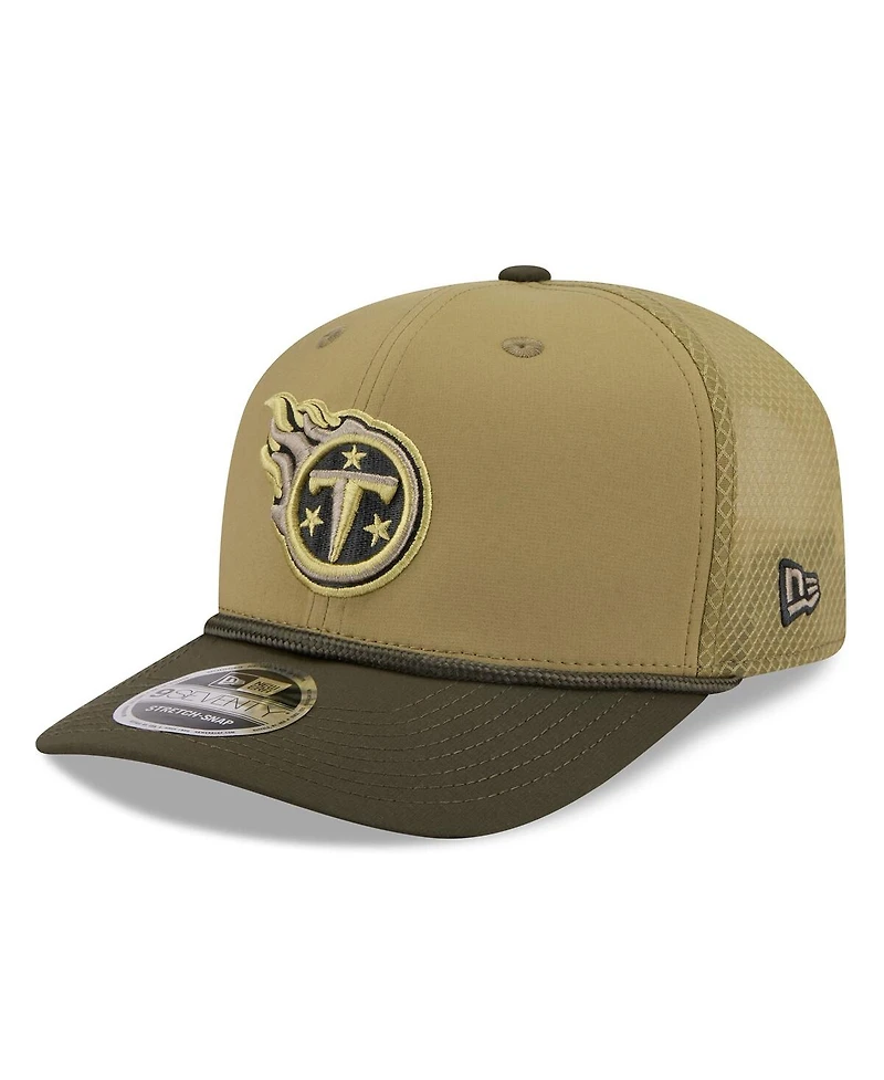New Era Men's Green Tennessee Titans 2025 Salute to Service 9SEVENTY Adjustable Hat